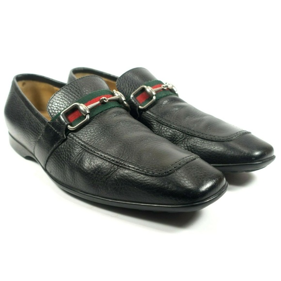 Gucci Other - Gucci Horsebit Loafer Black Leather Slip On Shoes